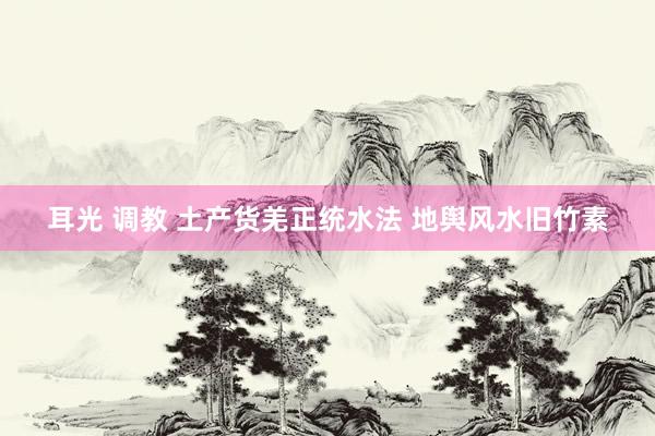 耳光 调教 土产货羌正统水法 地舆风水旧竹素