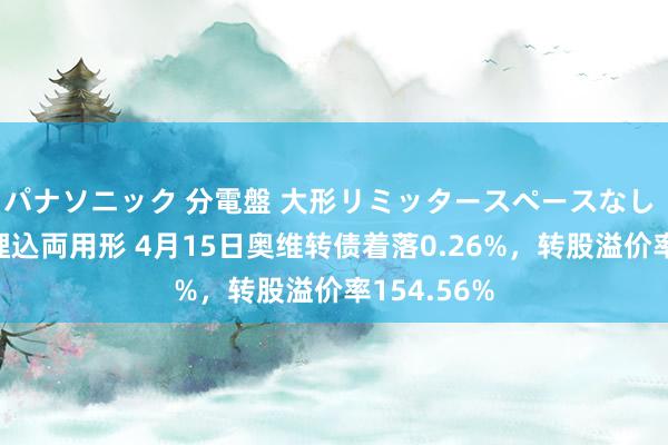 パナソニック 分電盤 大形リミッタースペースなし 露出・半埋込両用形 4月15日奥维转债着落0.26%，转股溢价率154.56%